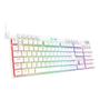 Imagem de Teclado mecanico usb gamer horus rgb switch brown redragon k619w-rgb branco