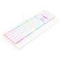 Imagem de Teclado mecanico usb gamer kala rgb switch blue redragon k557w-rgb branco