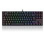 Imagem de Teclado mecanico usb gamer kumara rgb switch black redragon k552rgb-1 preto