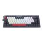 Imagem de Teclado mecanico usb gamer magic-wand rgb switch brown redragon k635wbr-rgb branco, preto e vermelho