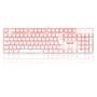 Imagem de Teclado mecanico usb gamer mitra led vermelho switch red redragon k551w branco