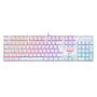 Imagem de Teclado mecanico usb gamer mitra rgb switch brown redragon k551w-rgb v2 branco