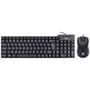 Imagem de Teclado + Mouse Dynamic Abnt2 1000 Dpi Usb 1.8 Metros Preto