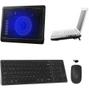 Imagem de Teclado, Mouse E Suporte Cooler Para Notebook Gigabyte Preto