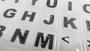 Imagem de Teclado Mouse sem Fio Ampliado Adaptado Braille Alto Contraste com Teclas Brancas Letras Pretas