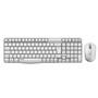 Imagem de Teclado+Mouse Sem Fio Rapoo X1800S, Branco, RA002  RAPOO