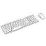 Imagem de Teclado+Mouse Sem Fio Rapoo X1800S, Branco, RA002  RAPOO