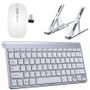 Imagem de Teclado Mouse Slim e Suporte Branco para Notebook MSI