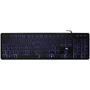 Imagem de Teclado Mtek KB-7269L Portugues USB com Backlight - Preto