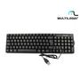 Imagem de Teclado Multilaser Com Fio Resist. Água Qwerty Preto Tc193