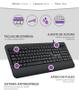 Imagem de Teclado Multimidia Com Fio USB KB-M100BK Preto C3Tech