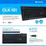 Imagem de Teclado Multimídia Fortrek Olk101 Usb 2.0 ABNT2 Confortável