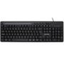 Imagem de Teclado Multimídia Office Usb Preto Com Apoio Smartphone