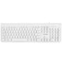 Imagem de Teclado Multimidia USB Dynamic Circle ABNT2 Teclas Redondas Cabo USB 1.8M Branco - DC110B