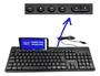 Imagem de Teclado multimidia usb preto com apoio p celular tc262 - Multilaser