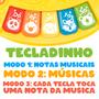 Imagem de Teclado Musical Abelha Feliz Com Som E Luz Educativo Interativo Dm Toys