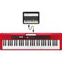 Imagem de Teclado Musical Casio CT-S200 Vermelho USB 5/8 61 Teclas Com Fonte Bivolt