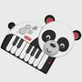 Imagem de Teclado Musical Infantil Fisher Price Panda 