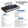 Imagem de Teclado Musical Profissional 61 Teclas Sensitivas USB E MIDI