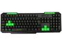 Imagem de Teclado Numérico Gamer USB Multilaser Hotkeys Slim - ABNT 2 Preto e Verde TC243