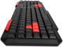 Teclado Numérico Gamer USB Multilaser Hotkeys Slim - ABNT 2 Preto e Vermelho TC242 Imagem de Teclado Numérico Gamer USB Multilaser Hotkeys Slim