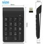 Imagem de Teclado Numérico Sem Fio NOOX para Escritório e Contabilidade - Conexão USB