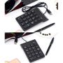 Imagem de Teclado Numérico USB 18 Teclas Preto