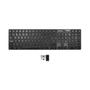 Imagem de Teclado Office Sem Fio Receptor USB 2,4GHz 108 Teclas ABNT2