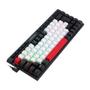 Imagem de Teclado Optico Gamer MAGIC-WAND RGB, Switch Brown, Layout 65%, Branco, Preto e Vermelho - K635WBR-RGB (PT-BROWN)