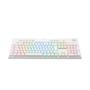 Imagem de Teclado Óptico Gamer Redragon Brahma Pro, RGB, Switch Blue, ABNT2, Branco - K586W-RGB-PRO (PT-BLUE)