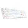 Imagem de Teclado Óptico Gamer Redragon Surara Pro RGB, Switch Marrom, ABNT2, Keycaps ABS Doubleshot, Branco - K582W-RGB-PRO (PT-BROWN)