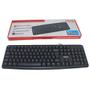 Imagem de Teclado Para Computador Usb Com Fio Português Brasil Cor Preto