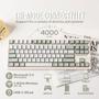 Imagem de Teclado para jogos EPOMAKER x Feker Galaxy80 Wireless Branco