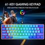 Imagem de Teclado para jogos Snpurdiri 60% com fio RGB ultracompacto Mini