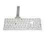 Imagem de Teclado para Notebook bringIT compatível com Asus Eee PC 1025C-WHI085S  Preto ABNT2