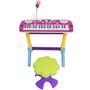 Imagem de Teclado Piano Infantil Musical Rock Star 37 Teclas com Microfone e Banqueta Importway Bw151