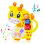 Imagem de Teclado Piano Musical Bebê Brinquedo Infantil Divertido Som Girafa 