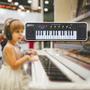 Imagem de Teclado Piano Musical Infantil Com Microfone A Pilha
