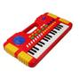 Imagem de Teclado Piano Musical Infantil com Sons Eletrônicos 32 Teclas VERMELHO