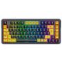 Imagem de Teclado Redragon ELF Preto Amarelo RGB ABNT2 Switch Melt Gold