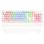 Imagem de Teclado Redragon Gamer Mecanico Kala Rgb Rosa Com Branco Switch Azul K557Pw-Rgb