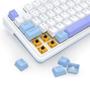 Imagem de Teclado Redragon Gloria Pro Sem Fio Azul Abnt2 Bumblebee