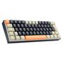 Imagem de Teclado Redragon Lakshmi ABNT2 Laranja Preto Switch Brown 