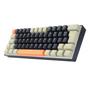 Imagem de Teclado Redragon Lakshmi ABNT2 Laranja Preto Switch Brown 