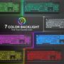 Imagem de Teclado Retroiluminado SABLUTE com Impressão Grande - USB com Fio para PC e Laptop