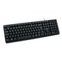 Imagem de Teclado Rise Mode Office OF 01, USB, ABNT, com Teclado Numérico, Preto - RM-TC-01-FB