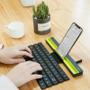 Imagem de Teclado Roll-Up Bluetooth Sem Fio Universal com Suporte