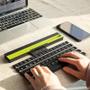 Imagem de Teclado Roll-Up Bluetooth Sem Fio Universal com Suporte