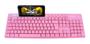 Imagem de Teclado Rosa Keyboard Br Com Ç Plug And Play Para Desktop Pc