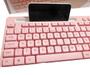 Imagem de Teclado Rosa Pink para PC Notebook Com Suporte De Celular